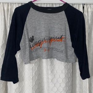 LF Furst Of A Kind Vintage Cougars crop top